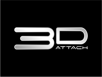 3D Attach logo design by evdesign