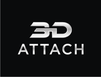 3D Attach logo design by mbamboex