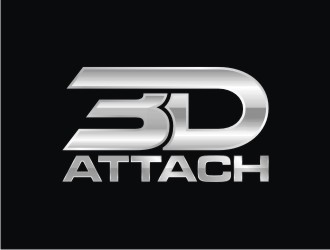 3D Attach logo design by agil
