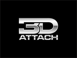 3D Attach logo design by agil