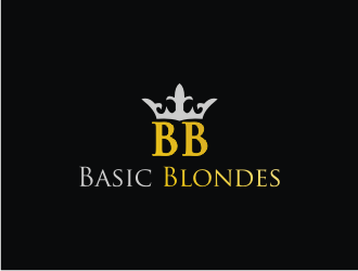 Basic Blondes  logo design by logitec