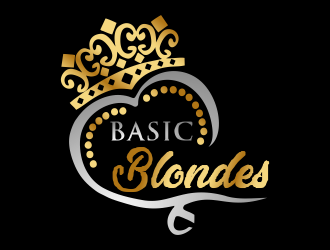 Basic Blondes  logo design by ROSHTEIN