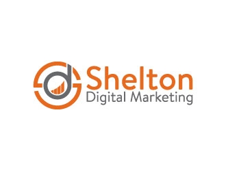 Shelton Digital Marketing  logo design by pixalrahul