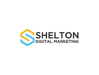 Shelton Digital Marketing  logo design by wongndeso