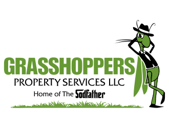 Grasshoppers Property Services LLC logo design by aldesign