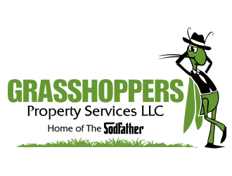 Grasshoppers Property Services LLC logo design by aldesign
