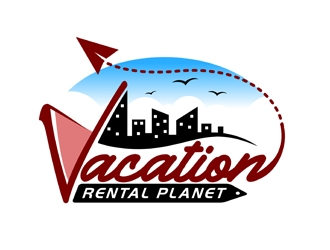 Vacation Rental Planet logo design by DreamLogoDesign