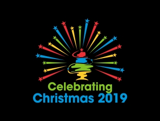 Celebrating Christmas 2019 logo design by cikiyunn