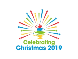 Celebrating Christmas 2019 logo design by cikiyunn