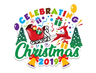 Celebrating Christmas 2019 logo design by DreamLogoDesign