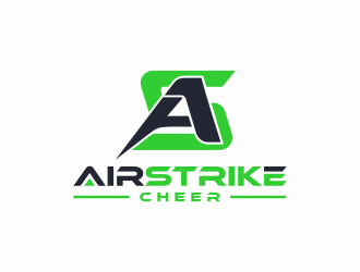 Airstrike Cheer logo design by santrie