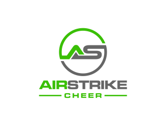 Airstrike Cheer logo design by p0peye