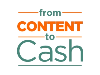 From Content To Cash logo design by cikiyunn