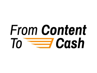 From Content To Cash logo design by mewlana