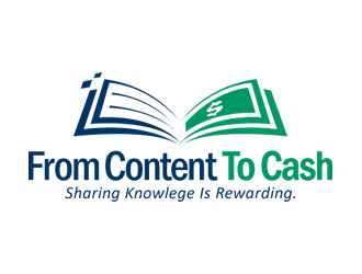 From Content To Cash logo design by Coolwanz