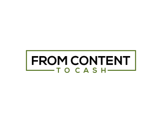 From Content To Cash logo design by RIANW