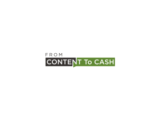 From Content To Cash logo design by Adundas
