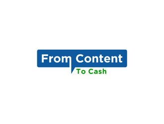 From Content To Cash logo design by alby