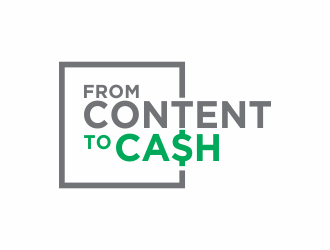From Content To Cash logo design by agus