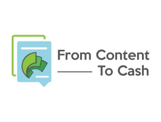 From Content To Cash logo design by Suvendu