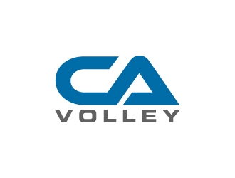 California Volleyball Club logo design by labo