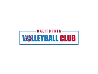 California Volleyball Club logo design by Gaze