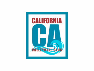 California Volleyball Club logo design by hopee