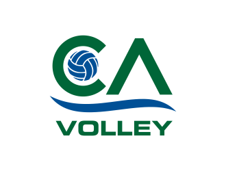 California Volleyball Club logo design by ingepro