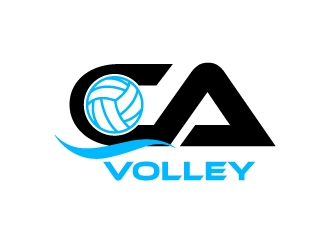 California Volleyball Club logo design by uttam