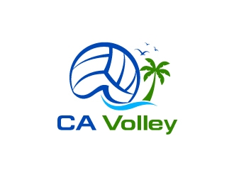 California Volleyball Club logo design by uttam