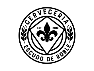 Cervecería Escudo de Roble logo design by keylogo