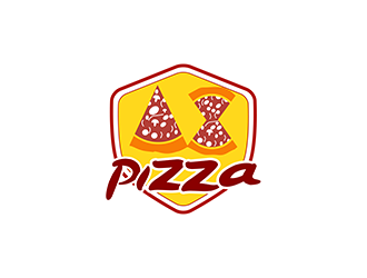 AX PIZZA logo design by enzidesign