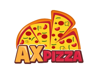 AX PIZZA logo design by art-design