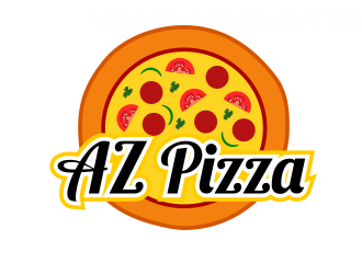 AX PIZZA logo design by Rossee
