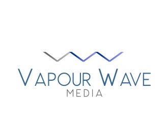 Vapour Wave Media logo design by rizuki