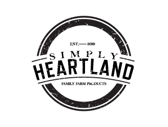 Simply Heartland logo design by Erasedink
