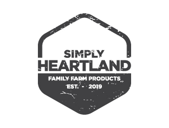 Simply Heartland logo design by Erasedink