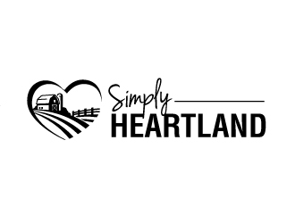Simply Heartland logo design by jaize