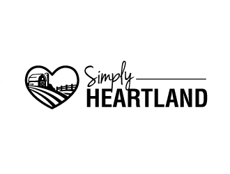 Simply Heartland logo design by jaize