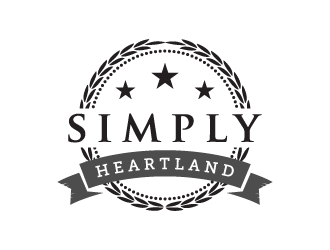 Simply Heartland logo design by pencilhand
