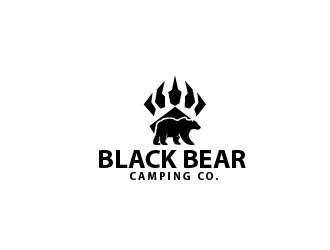 Black Bear Camping Co. logo design by art-design