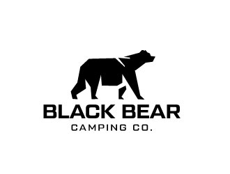 Black Bear Camping Co. logo design by Erasedink