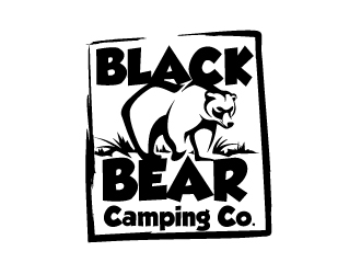 Black Bear Camping Co. logo design by aRBy