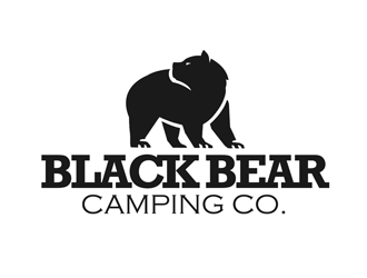 Black Bear Camping Co. logo design by kunejo