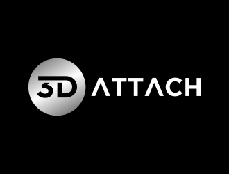 3D Attach logo design by done