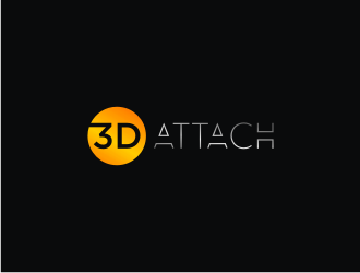 3D Attach logo design by bricton