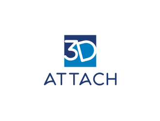 3D Attach logo design by bricton