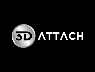 3D Attach logo design by done