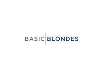 Basic Blondes  logo design by bricton