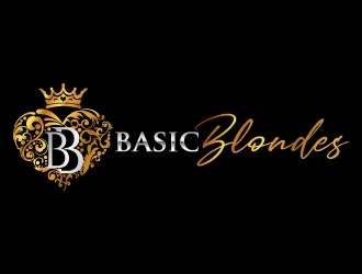 Basic Blondes  logo design by jaize